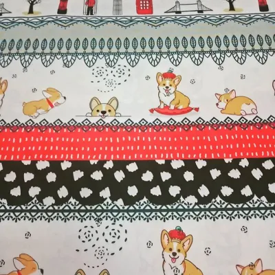 Textile London Corgi Fabric Printed 2 59641188_872558776411372_5776468101951105722_n