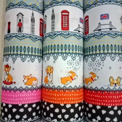 Textile London Corgi Fabric Printed 1 59822370_2301131926817316_867575070352672224_n