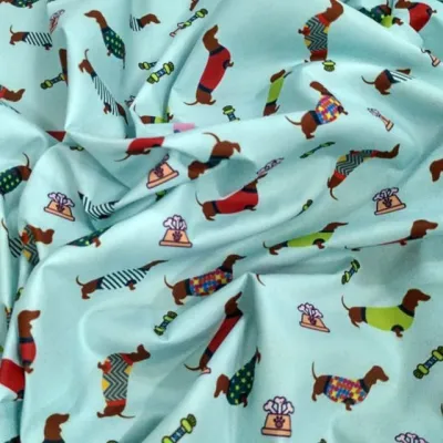 Textile Dachshund Fabric Printed 1 66670293_2625545520809714_855043401377150306_n